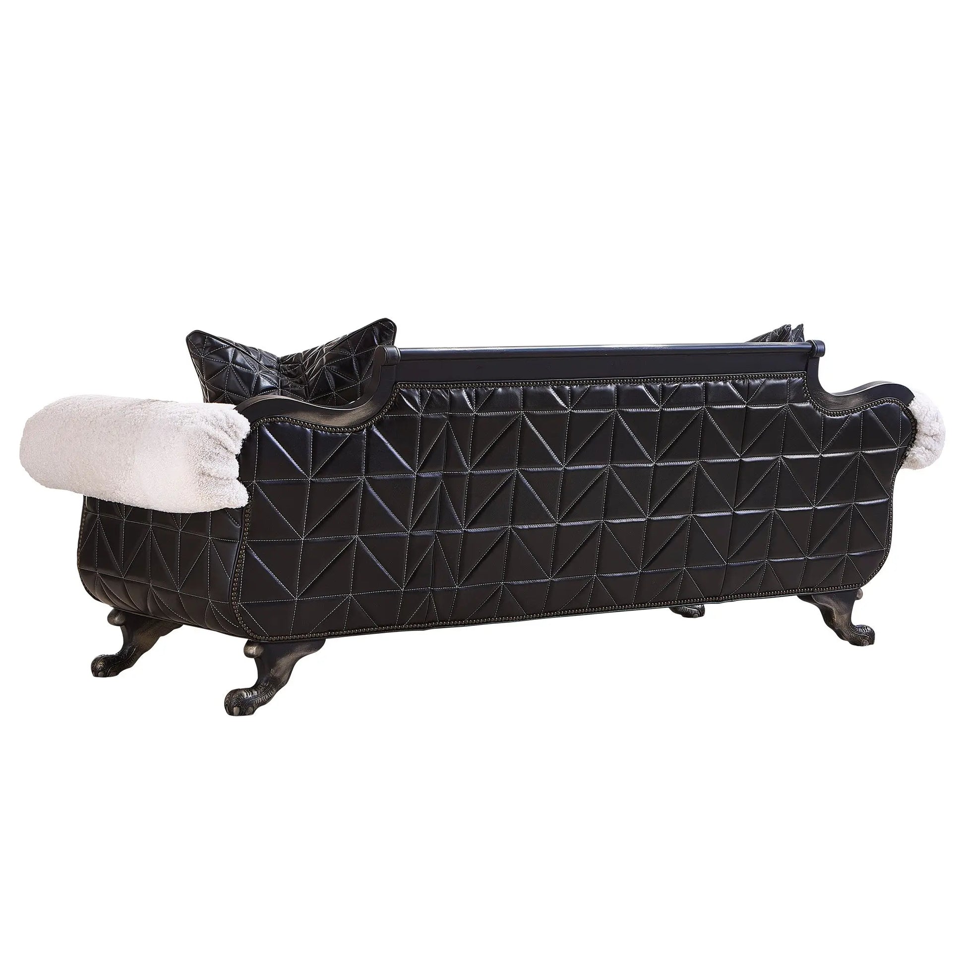 Coco Sheepskin Sofa - White - UNAPOLOGETIC LUXE LIVING