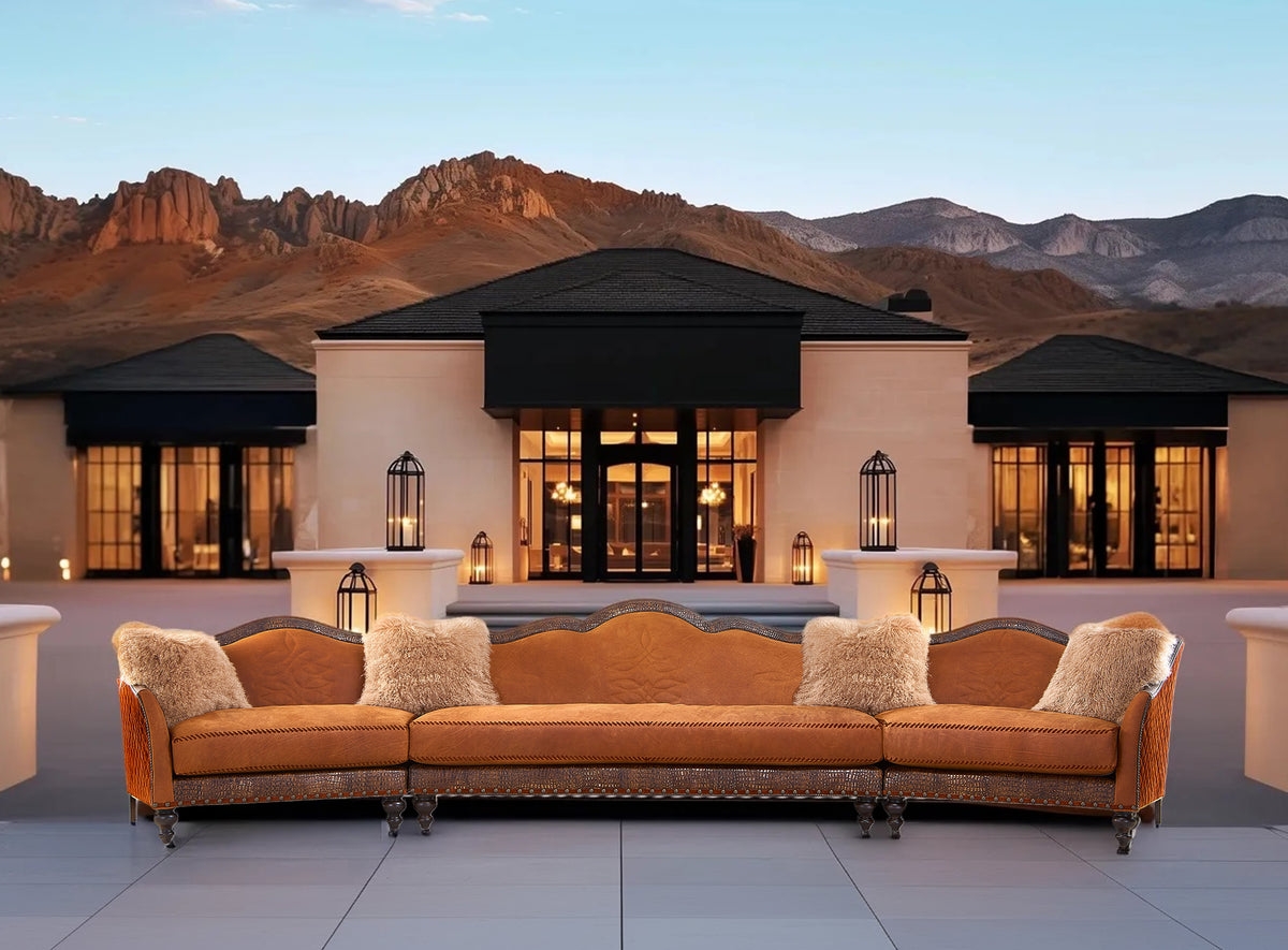 Luxury Oval  Ottoman