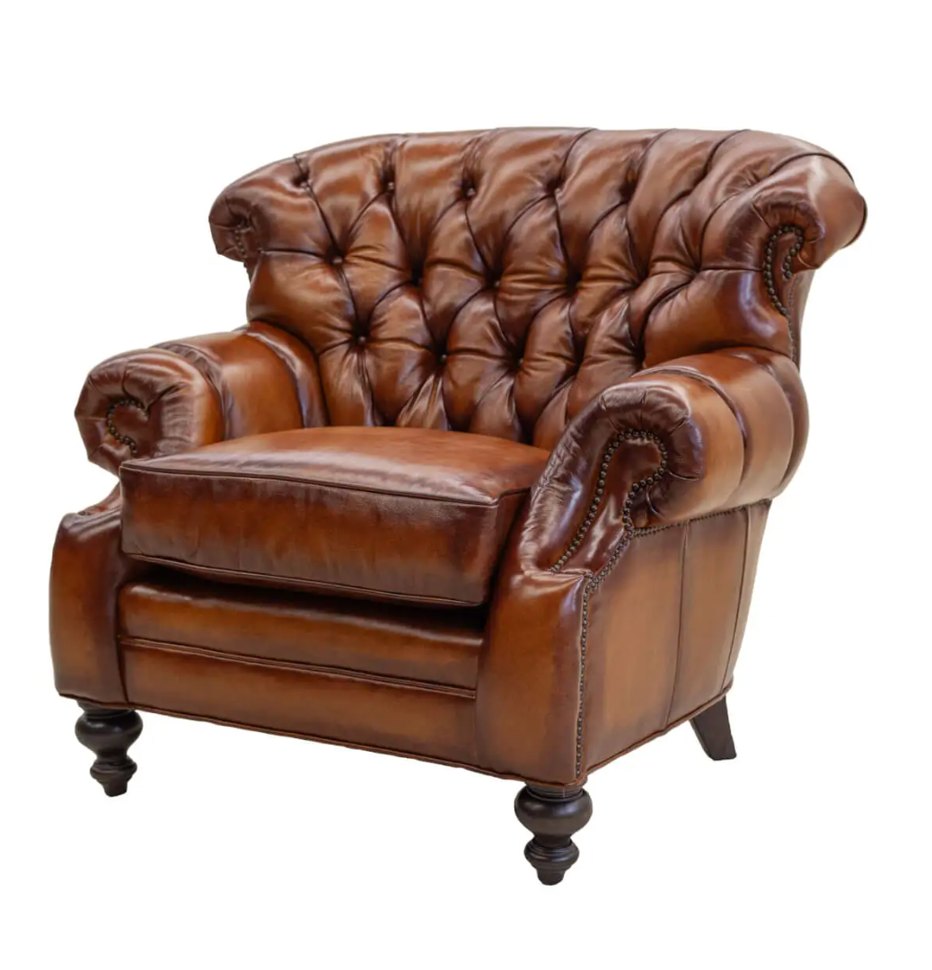 Reader's Chair Antique Cognac